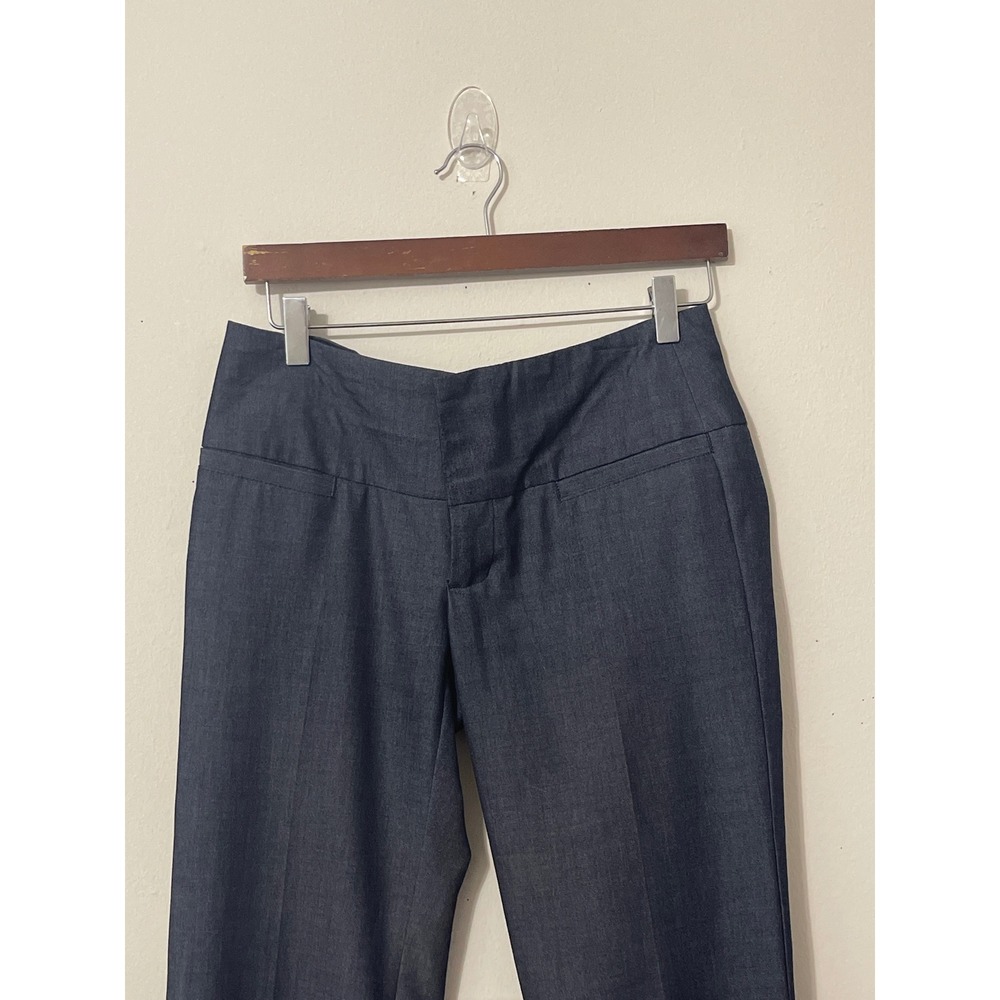 Billy Blues Wide Leg Trousers Size 4 Blue Grey Dark Academia Office Minimalist - Picture 3 of 8